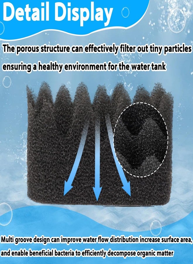 Stitokg 8-Pack Polyester Aquarium Foam Filter Pads, Compatible with Fluval 304/305/306/404/405/406 Canister Filter - Image 5